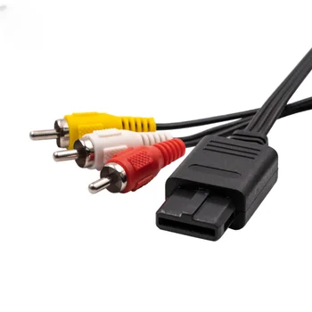 1,8 М для 64 Аудио-ТВ-видеокабеля AV-кабель к RCA для портативных игр, игровая консоль серии PS, компьютерный телевизор