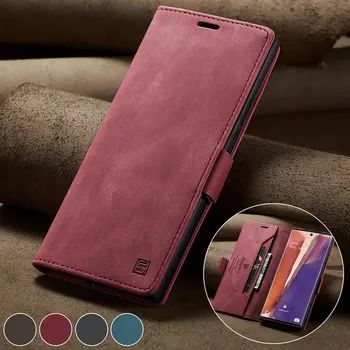 Для Samsung Note 20 Ultra 5G RFID Кожаный Бумажник-Книжка Чехол Для Samsung Galaxy S21 Ultra S20 FE S10 S9 S8 Note10 Plus Откидная Крышка