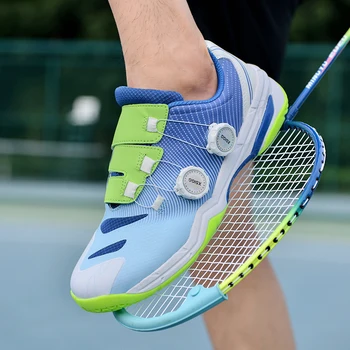 Профессиональная обувь для бадминтона, мужская Женская Роскошная теннисная обувь, легкие кроссовки для бадминтона, дышащие теннисные кроссовки