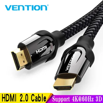 Vention HDMI Кабель 4K HDMI-HDMI 2.0 Кабельный Шнур для PS4 Apple TV 4K Splitter Распределительная Коробка Удлинитель 60 Гц Видео Кабель Cabo HDMI 3 м