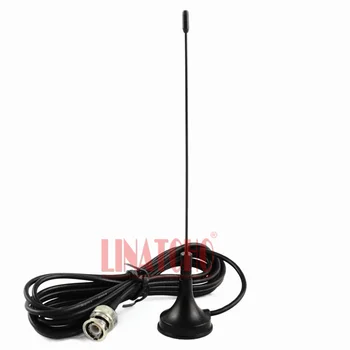 UHF 400 МГц Всенаправленная Ветчина с Небольшим Магнитным Основанием Walkie Talkie BNC Штекерная Антенна Кабель RG174