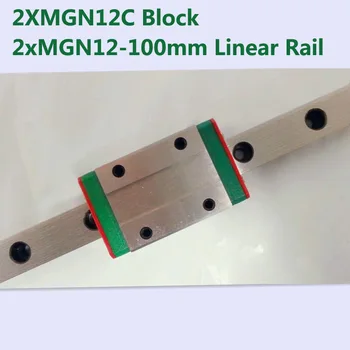MR12 12mm линейная направляющая MGN12 длиной 100 мм с мини-кареткой линейного блока MGN12C миниатюрный направляющий путь линейного перемещения для ЧПУ