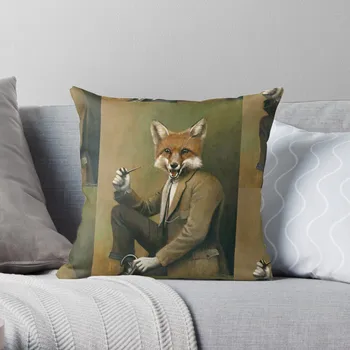 Наволочка Винтажная Mr. Fox, подушка, 100% Хлопок, Декор, Наволочка, Домашняя подушка, Чехол 45* 45 см