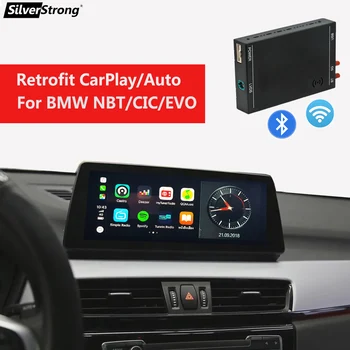 Беспроводной NBT CarPlay для BMW, Bluetooth Android Авто F20/F21/F22/F30/F31/F32/F33/F34/F36/F15/F16/F25/F26 1/2/3/4 Серии