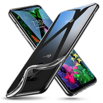 Прозрачная Силиконовая Задняя Крышка TPU для LG G8 S X ThinQ Мягкий Чехол Для Телефона 360 Защитный Противоударный LGG8 G8S G8X Clear Funda Shell