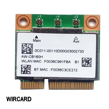 AW-CB160H BCM94360HMB 802.11AC 1300 Мбит/с WIFI Беспроводная карта WIFI BT 4.0 Mini PCI-E + 3ШТ антенна IPEX4