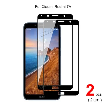Для Xiaomi Redmi 7A Полное покрытие из закаленного стекла, защитная пленка для экрана телефона, твердость 2.5 D 9H