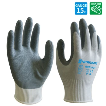 ЗАЩИТНЫЕ нейлоновые трикотажные рабочие перчатки SAFETY-INXS, перчатки с защитой от порезов, устойчивые к ударам ножом Защитные перчатки 15 калибра