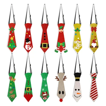 Рождественские галстуки, Детские галстуки, галстуки для малышей, галстуки для мальчиков, декоративные галстуки для детей