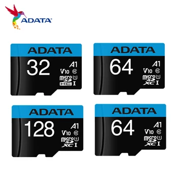 ADATA Micro SD карта 256 ГБ 128 ГБ 64 ГБ 32 ГБ Флэш-карта класса 10 TF Карты до 100 Мб/с. U1 UHS-I V10 tf Microsd для мобильного телефона ПК