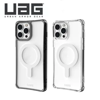 Оригинальный UAG Plyo с чехлом MagSafe для iPhone 13/13 Pro/13 Pro 5G Max Прочный Легкий Тонкий Противоударный Прозрачный Магнитный чехол