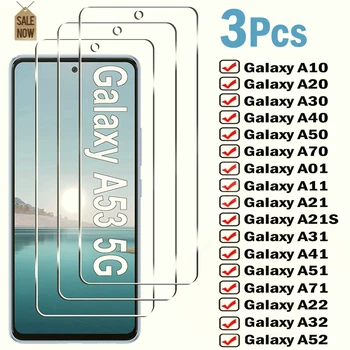 Закаленное стекло для Samsung Galaxy A50 A30 A20E A10S A40 A70, Защитные пленки для Samsung A21 A31 A51 A71 A41 A22 A32 A52, Стекло