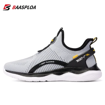 Baaspola 2022, мужские кроссовки, дышащая обувь для ходьбы с летающим переплетением, Мужская весенняя новая спортивная обувь, Мужская уличная обувь для бега трусцой