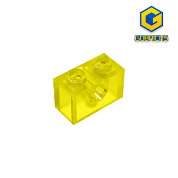 Gobricks GDS-633 КИРПИЧ 1X2 С ПОПЕРЕЧНЫМ ОТВЕРСТИЕМ совместим с lego 32064 31493 детские развивающие строительные блоки 