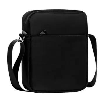Маленькая сумка через плечо для мужчин, однотонная модная мини-сумка для мобильного телефона, легкая сумка-мессенджер для мальчиков-студентов INS