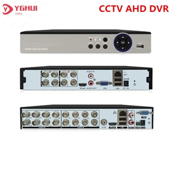 4-КАНАЛЬНЫЙ 8-КАНАЛЬНЫЙ 16-канальный AHD-Рекордер 5M-N DVR Hybird NVR 5 В 1 CCTV Цифровой Видеомагнитофон Для 5-мегапиксельной AHD/CVI/TVI/CVI/IP-камеры