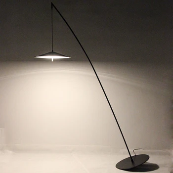 современный светодиодный торшер новейший торшер LED standing light стоячая лампа черная металлическая лампа внутреннее освещение освещение гостиной