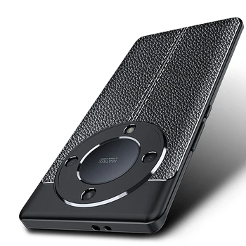 Для Honor X9A Чехол Для Huawei Honor X9A Саппу Телефон Бампер Противоударный Новая Задняя крышка Из мягкой ТПУ Кожи Для Чехлов Honor X9 A X9A