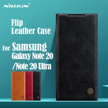 Для Samsung Galaxy Note 20 Ultra 5G флип-чехол из натуральной кожи Nillkin, откидная крышка, карман для карт, кошелек, чехол для Samsung Note 20, сумки для телефонов