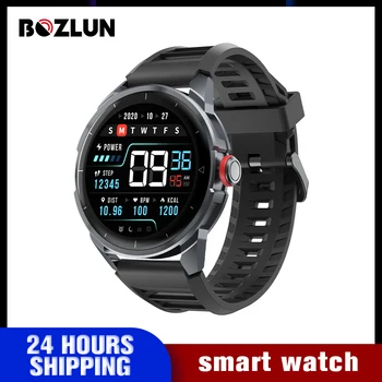 BOZLUN, Цифровые часы для плавания с полным сенсорным экраном, Мужские Многофункциональные наручные часы с шагомером и обратным отсчетом, reloj hombr