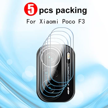 5 Шт. Защита экрана Объектива камеры Для Xiaomi Poco F3 2021 Защита камеры Из закаленного Стекла Для Phonepoco Poko F3 M2012K11AG пленка
