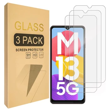 3 Упаковки Защитной пленки для экрана Samsung Galaxy M13 5G Из Закаленного Стекла С Защитой От Царапин, Стекло Для Samsung M13, Аксессуары