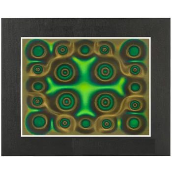 Магнитная пленка для просмотра, 6X4 дюймовая зеленая пленка для отображения магнитного поля, магнитный дисплей, детектор магнитного поля, многоразового использования