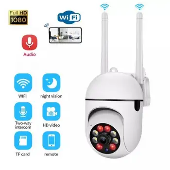 Новая WiFi умная IP-камера 1080P Камера наблюдения Ночного видения 2-полосная аудио беспроводная камера домашней безопасности Мониторинг в помещении