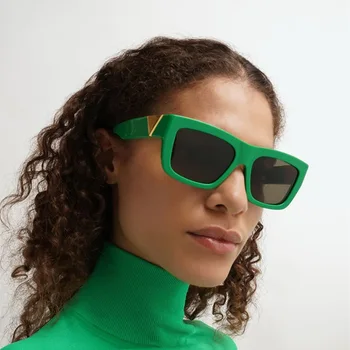 Популярные Маленькие Квадратные Солнцезащитные Очки для Мужчин, Новый Классический Модный Дизайн, Ретро Мужские Солнцезащитные Очки, Очки Gafas De Sol Mujer