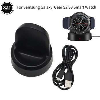 Беспроводное Быстрое Зарядное устройство для Samsung Gear S3 Frontier S2 R732 R770 Зарядное Устройство Для Samsung Galaxy Watch Micro USB Кабель