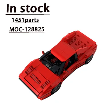 MOC-128825 Красный Новый Супер 288GT Спортивный Автомобиль В Сборе Строительный Блок Модель • 1451 Запчасти Для Взрослых Детей На День Рождения На Заказ Игрушка В Подарок