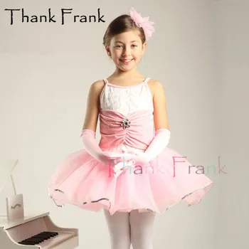 Бархатный романтический камзол, Балетное платье-пачка, Детский розовый танцевальный костюм для взрослых C29