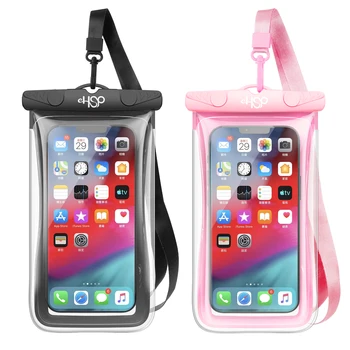 MoKo, 2 предмета, Водонепроницаемый Чехол-держатель для телефона, Плавающий Чехол-Сухая сумка с ремешком для iPhone 13/13 Pro Max, Galaxy S21 Ultra/S9/Note