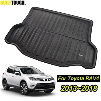 Для Toyota RAV4 2013 2014 2015 2016 2017 2018 Коврик для багажника, задний вкладыш для багажника, Лоток для пола, Ковер, Защита от грязи, Аксессуары
