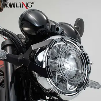 Аксессуары для мотоциклов Защитная крышка решетки Переднего головного фонаря, защитная крышка для Kawasaki Z900RS 2017 2018 2019 2020