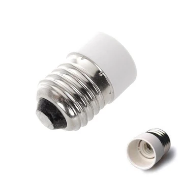 5 шт./лот E27-E14 адаптер для основания лампы Конвертер светодиодный Адаптер Белый оптом