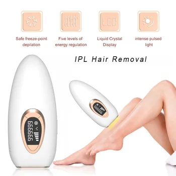 Лазерный эпилятор для удаления волос IPL с температурой замерзания, Женский Персональный импульсный световой Депилятор для удаления волос на теле и лице, машина для домашнего ухода
