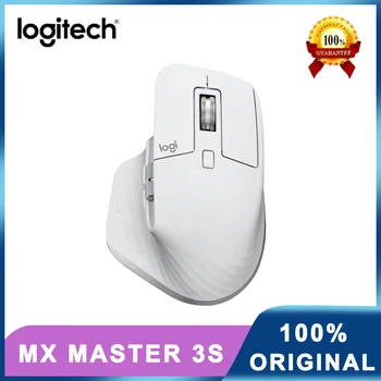 Новая беспроводная мышь Logitech MX Master 3S 8000 точек на дюйм, 2,4 ГГц, лазерная беспроводная офисная мышь Bluetooth для портативных ПК
