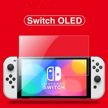 Защитная пленка для экрана Nintendo Switch OLED 9H HD из закаленного стекла, защита экрана дисплея Для игровых аксессуаров Switch OLED