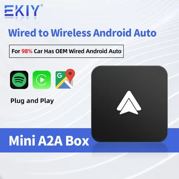 EKIY A2 Беспроводной адаптер Android Auto Carplay для Mercedes Kia Honda Toyota VW Spotify Bluetooth WIFI Карта быстрого подключения