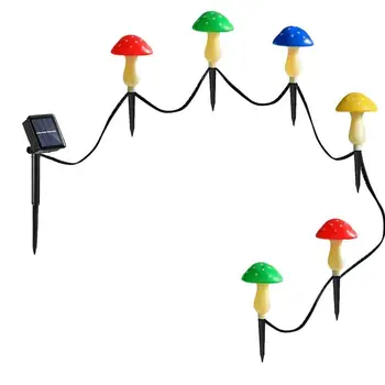 Светодиодные наружные солнечные грибные фонари, водонепроницаемые ландшафтные рождественские фонари, лампа для украшения двора, газона, сада, патио