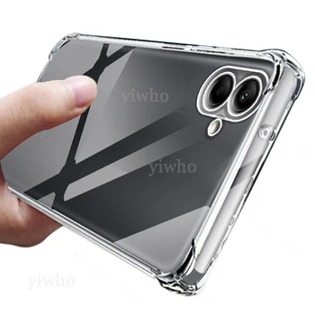 Роскошный Прозрачный Мягкий Силиконовый Чехол для Samsung M04 Противоударный Прозрачный Для Galaxy M 04 6,5 