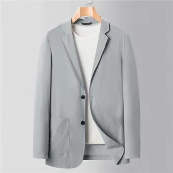 B2187-Мужской костюм Four Seasons, повседневное свободное пальто, деловой стиль