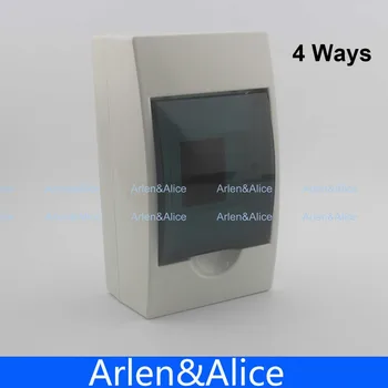 2-4 способа пластиковой распределительной коробки для автоматического выключателя внутри помещения на стене