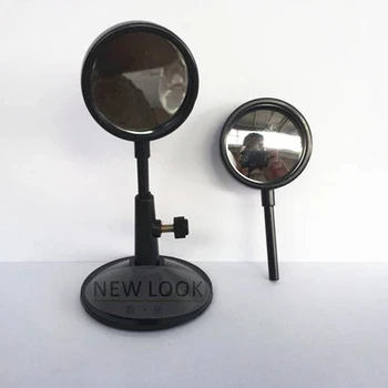 Оптический инструмент для преподавания физики, Изогнутое зеркало со стентами, Вогнуто-выпуклое зеркало диаметром 5,5 см, Бесплатная доставка
