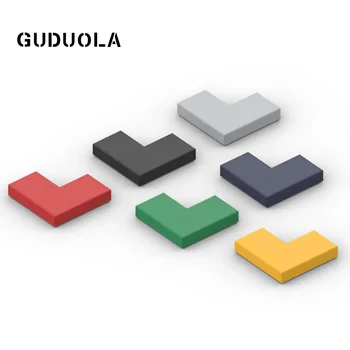 Guduola Building Block 14719 Плитка Угловая 1x2x2 Специальный строительный блок MOC, мелкие детали, кирпичи 100 шт./лот