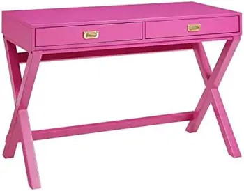 Письменный стол Peggy Raspberry Pink для домашнего декора, малиново-розовый, 44 