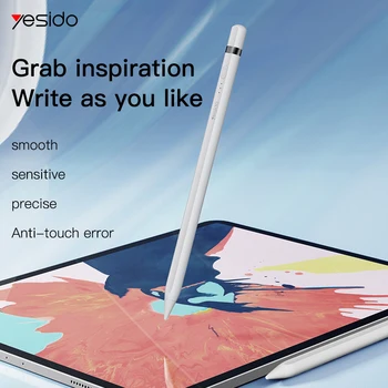 Yesido для Apple Pencil Дисплей мощности отклонения ладони Ipad Ручка-карандаш для iPad Стилус для Apple Pencil 2 1 Ручка для iPad