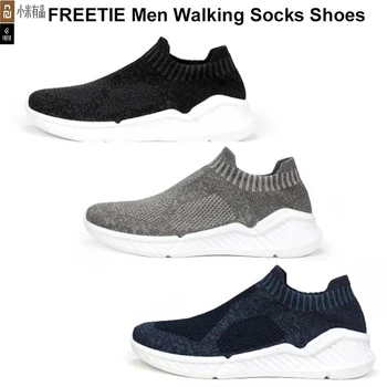 Мужские кроссовки Youpin Freetie, Модная повседневная обувь, Городские кроссовки для бега, Удобные дышащие прогулочные кроссовки 45 46, мужские легкие