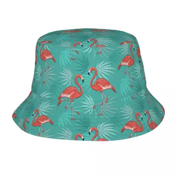 Шляпа с фламинго, Модная солнцезащитная кепка, Уличная шляпа рыбака для женщин и мужчин, Подростковые Пляжные кепки, кепка для рыбалки